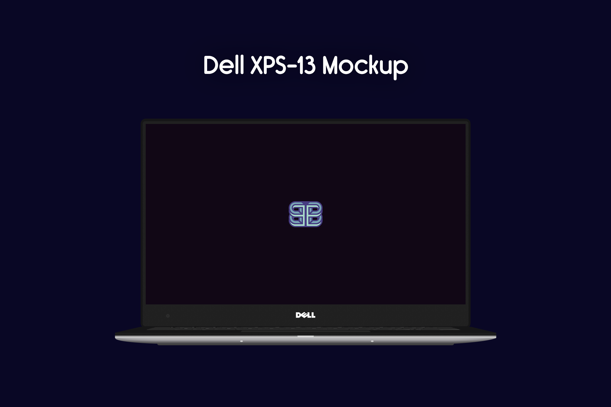 Download Flat Dell Laptop Mockup - Free Mockups