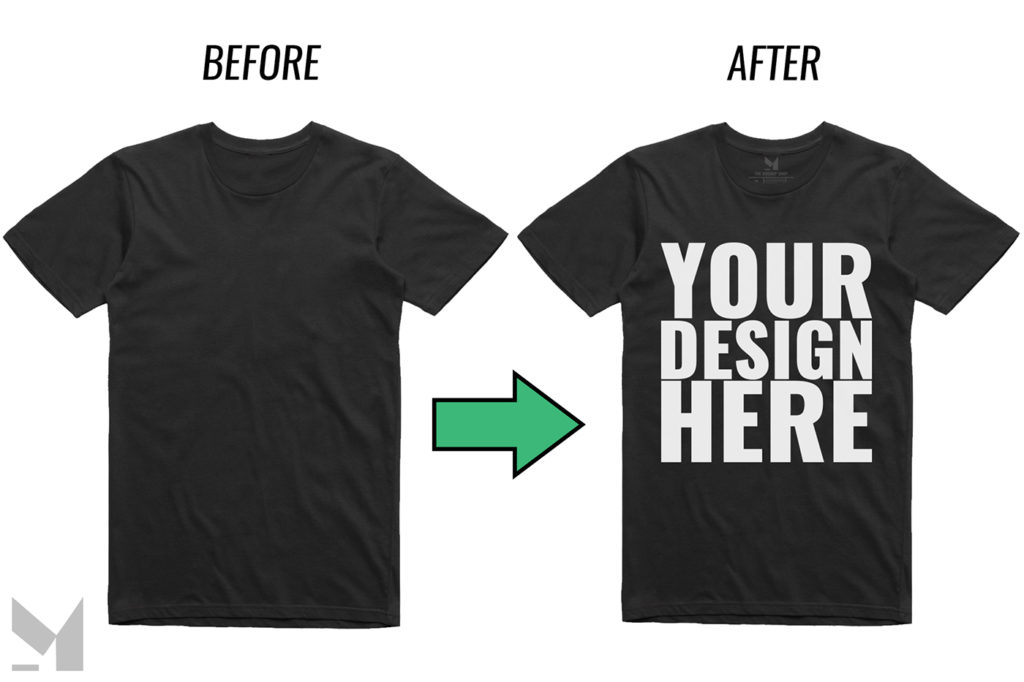 Download Black and White T-Shirt Mockup - Free Mockups