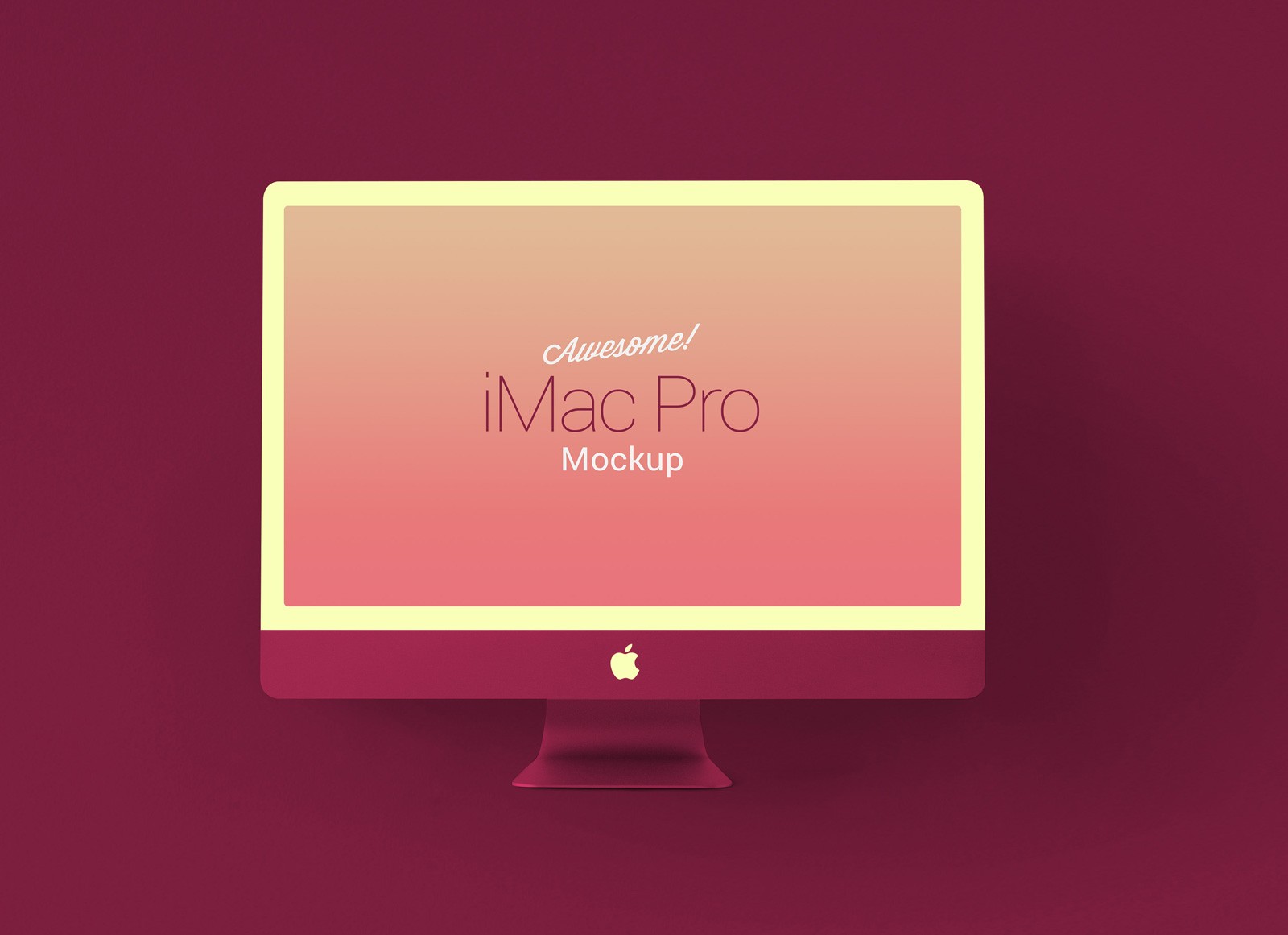 Download Outstanding Desktop Mockup - Free Mockups