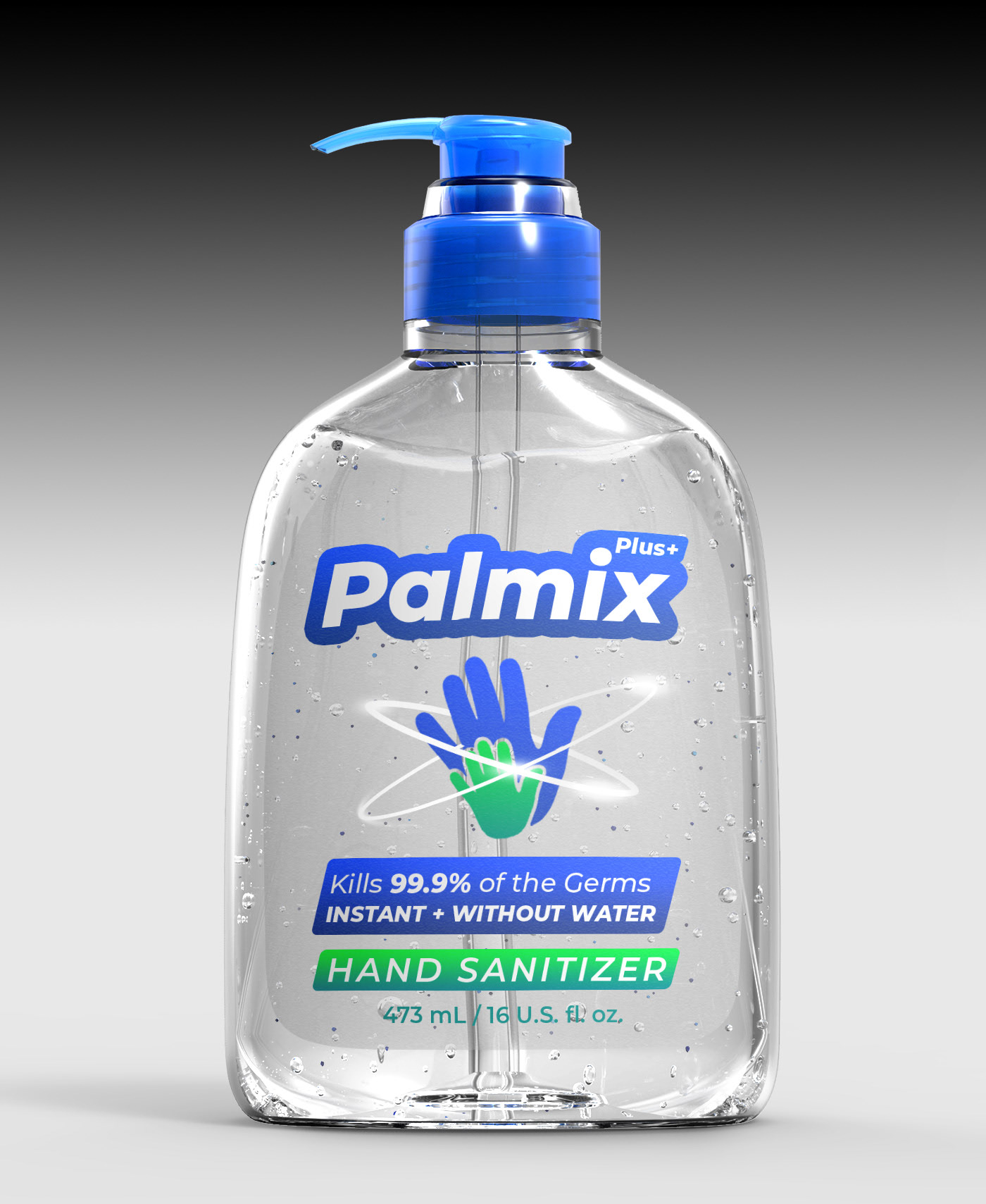 Hand-Sanitizer PSD Mockup 