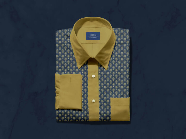 Download Free folded dress shirt mockup PSD - Free Mockups