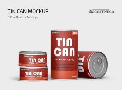 Free Drink CAN PSD Mockup