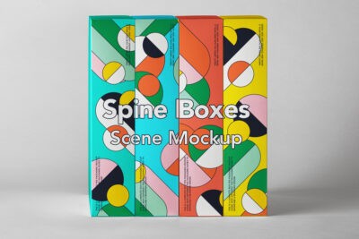 Small Box Packaging PSD Mockup
