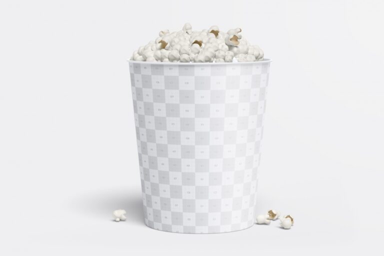 Download Popcorn Bucket PSD Mockup - Free Mockups Free Mockups