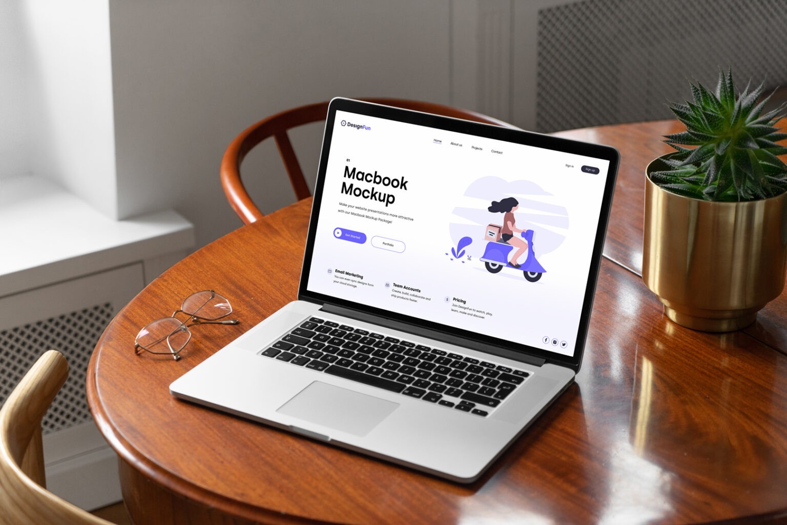 MacBook Pro PSD Mockup