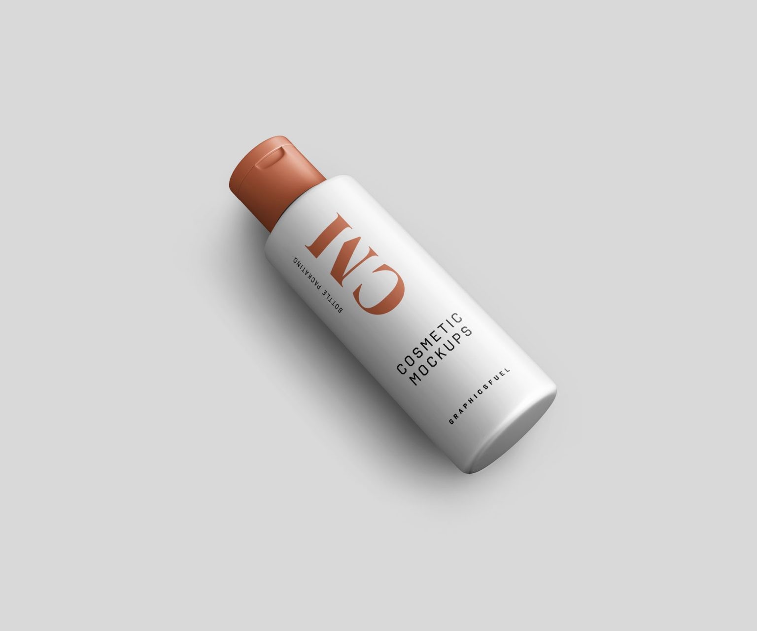Free Cosmetic Bottle and tube Packaging Mockup