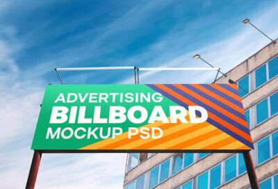 Outdoor Billboard PSD Mockup