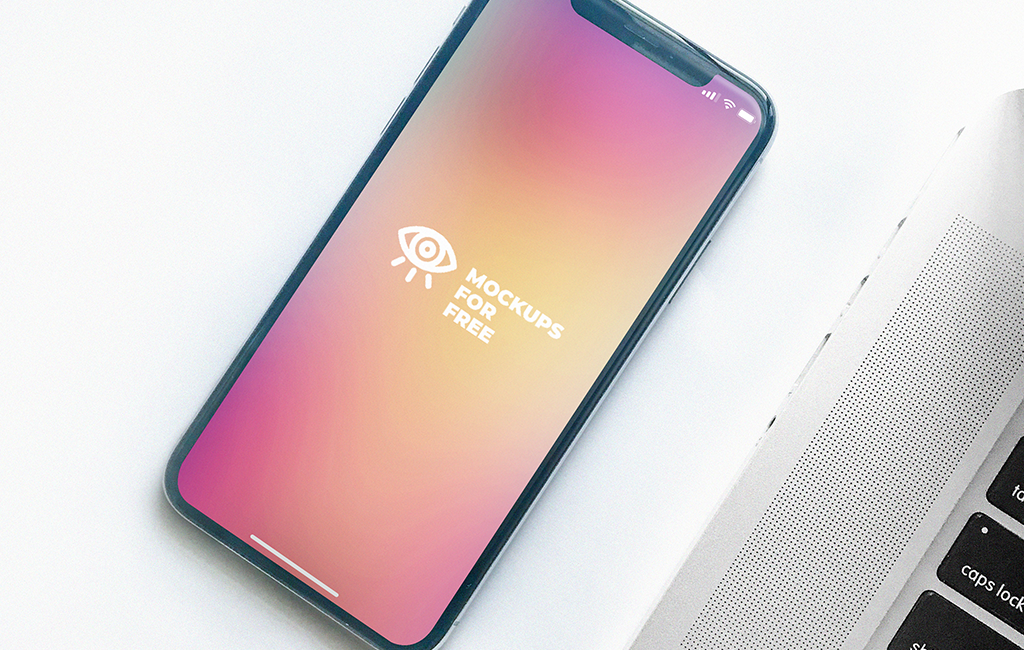 Free iPhoneX PSD Mockup