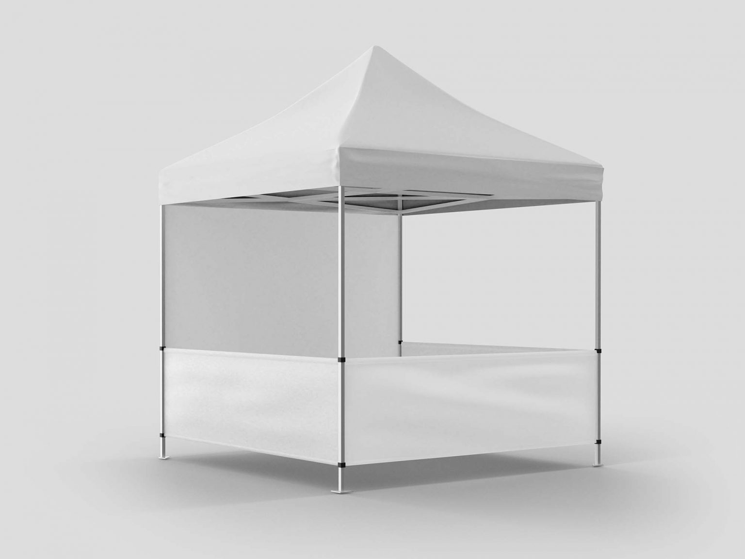 Free Gazebo Tent Realistic Mockup