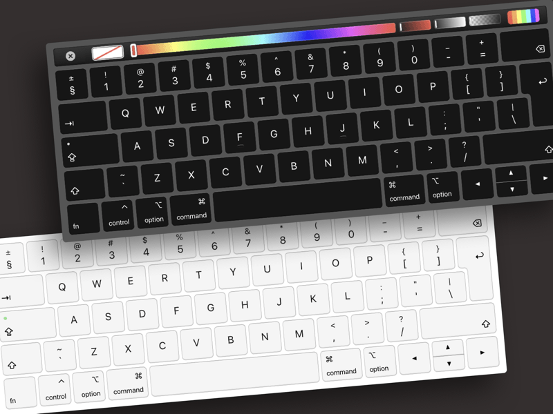 Free Butterfly Keyboard PSD Mockup - Free Mockups