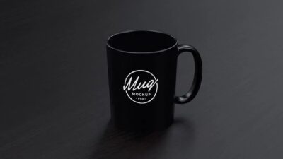 Free Coffee Cup PSD Mug