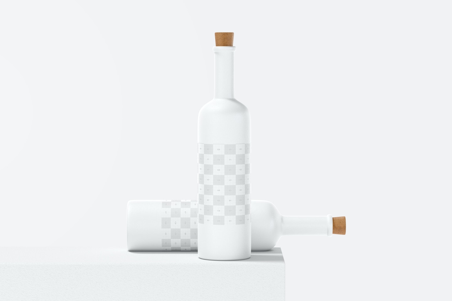 Long Neck Ceramic PSD Bottle 