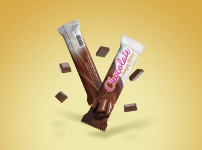 Free Chocolate Bar PSD Packaging