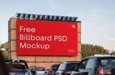 Free Big Billboard PSD Mockup