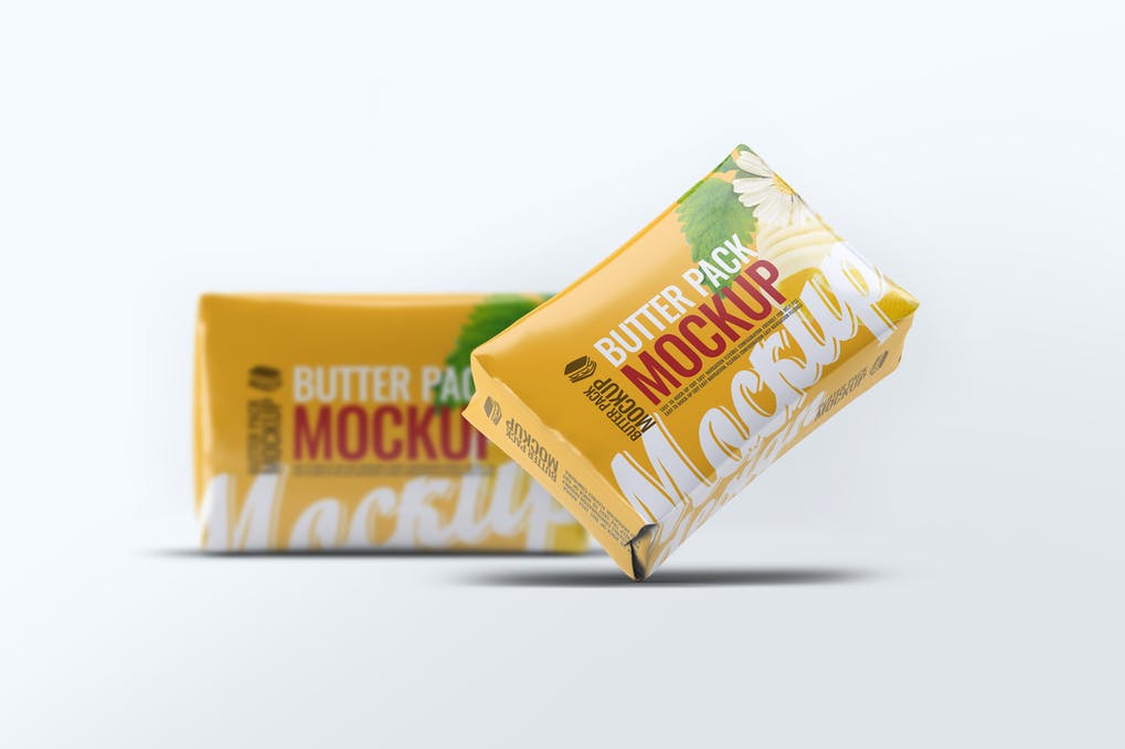 Free Butter Pack PSD Mockup