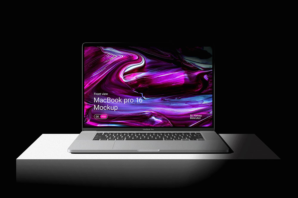Advanced MacBook Pro PSD Mockup