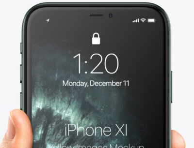 Apple Iphone Screen PSD Mockup