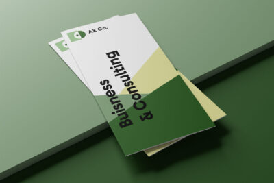 Free Trifold Business Brochure Mockup