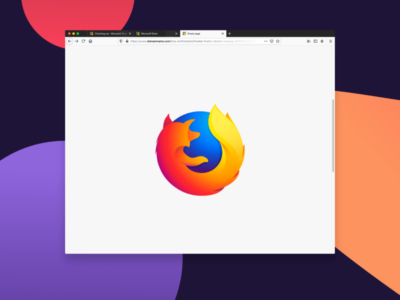 Free Firefox Browser PSD Mockup Template