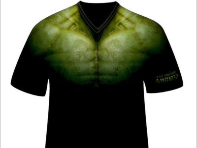 Free Hulk Design T-Shirt Mockup