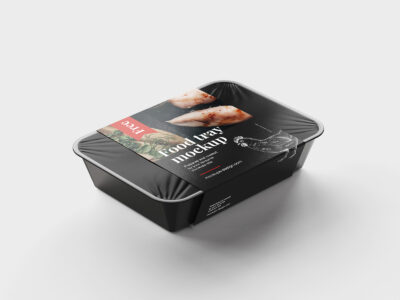Free Food Containing Packaging PSD Mockup