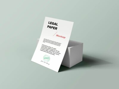Free Legal Paper PSD Mockups