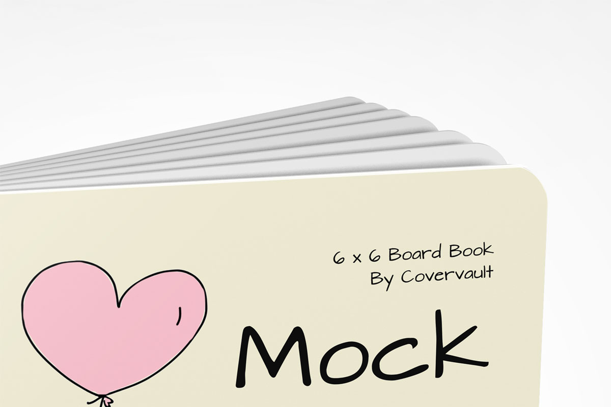 Children’s Board Book Mockup