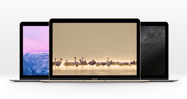 New MacBook PSD Mockups
