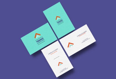 Top Free Business Card PSD Mockup Design