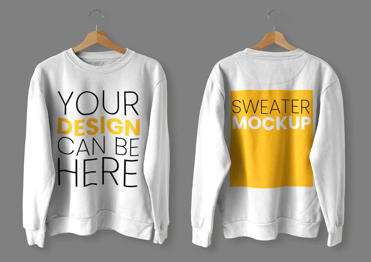 Free Sweater PSD Mockups Design
