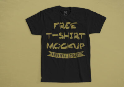 Free Cotton T-Shirt Mockup Design