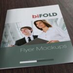 Top Free Bifold Flyer PSD Mockup Design